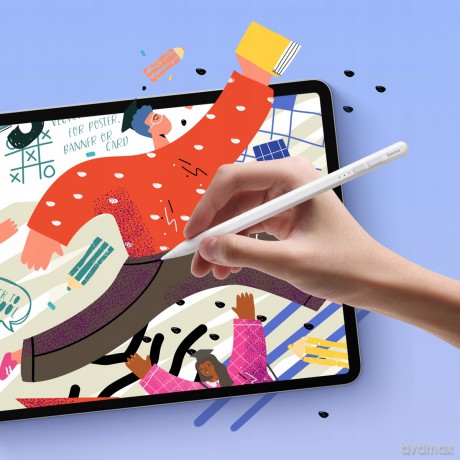 Aktywny rysik stylus do iPad Baseus Smooth Writing 2 SXBC060402 - biały