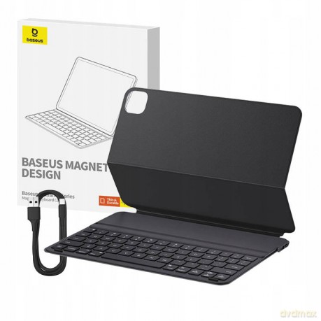 Etui Baseus Brilliance Series na iPad Air 4/5 10.9'' iPad Pro 11'' (2018/2020/2021/2022) + kabel USB-C - czarne