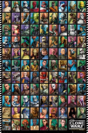 Wojny Klonów Grid [PLAKAT]