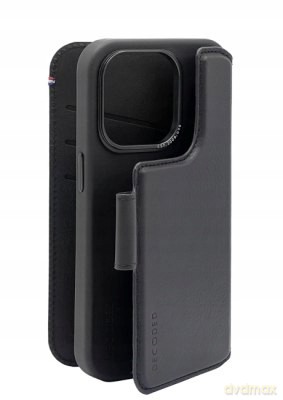 Etui Decoded Detachable Wallet Case skórzane z MagSafe do iPhone 14 Pro Max - czarne