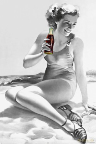 Coca-Cola - Beach [PLAKAT]