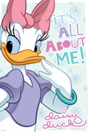 Daisy Duck (Metallic Signature Poster) [PLAKAT]