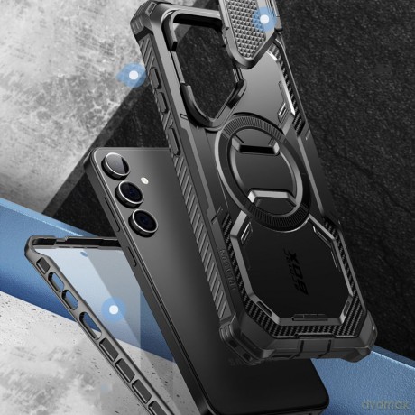 Etui Supcase IBLSN Armorbox Mag z MagSafe na Samsung Galaxy S24 - czarne