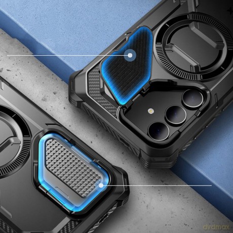 Etui Supcase IBLSN Armorbox Mag z MagSafe na Samsung Galaxy S24 - czarne