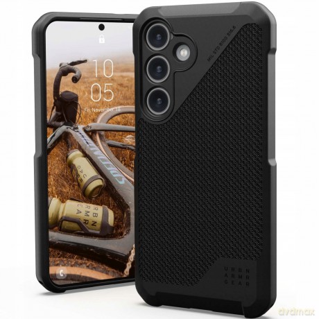 Etui UAG Metropolis LT Magnet do Samsung Galaxy S24 z modułem magnetycznym - czarny kevlar