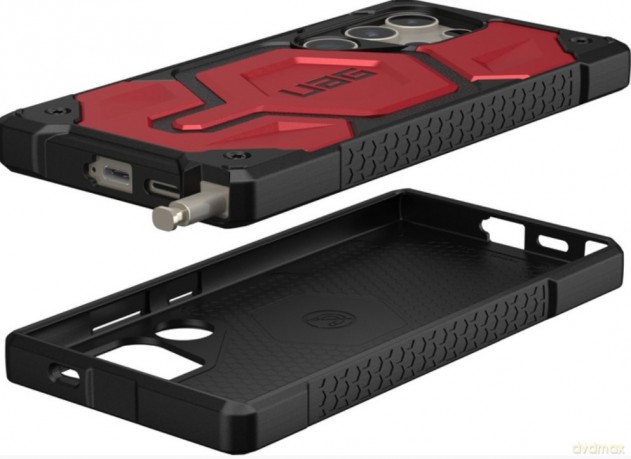 Etui UAG Monarch do Samsung Galaxy S24 Ultra - czerwone