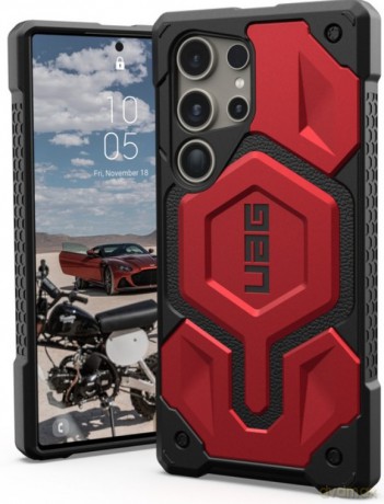 Etui UAG Monarch do Samsung Galaxy S24 Ultra - czerwone