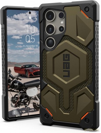 Etui UAG Monarch do Samsung Galaxy S24 Ultra - zielony kevlar