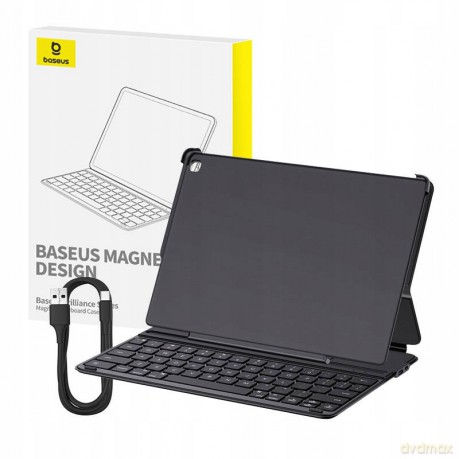 Etui z klawiaturą Baseus Brilliance Series na iPad 10.2'' (2019/2020/2021) + kabel USB-C - czarne