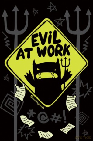 David & Goliath Monster Mash (Evil At Work) [PLAKAT]