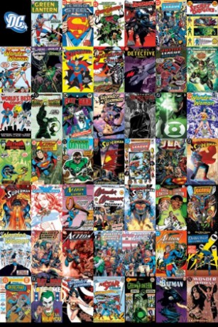 DC Comics - Okładki Komiksów [PLAKAT]