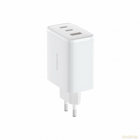 Ładowarka GaN Baseus Cube Pro 65W 2x USB-C USB-A - biała