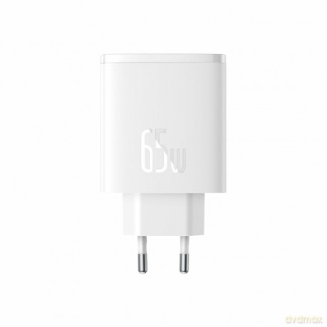 Ładowarka GaN Baseus Cube Pro 65W 2x USB-C USB-A - biała