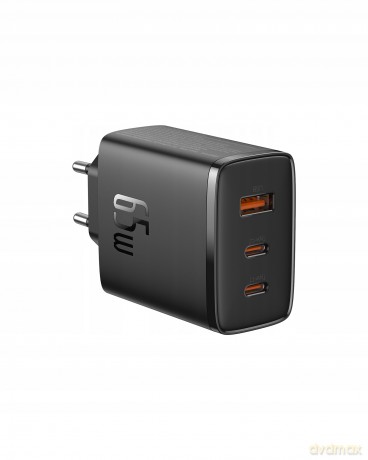 Ładowarka GaN Baseus Cube Pro 65W 2x USB-C USB-A - czarna