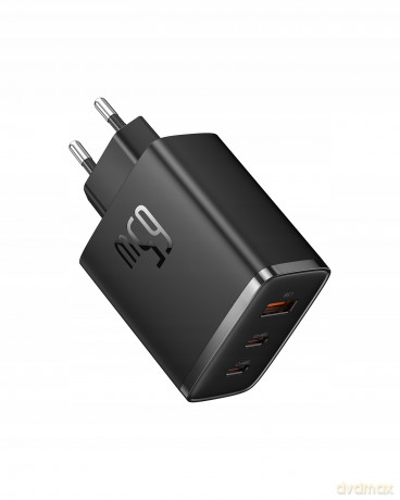 Ładowarka GaN Baseus Cube Pro 65W 2x USB-C USB-A - czarna