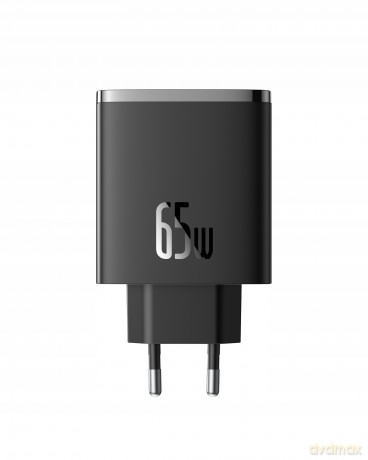 Ładowarka GaN Baseus Cube Pro 65W 2x USB-C USB-A - czarna