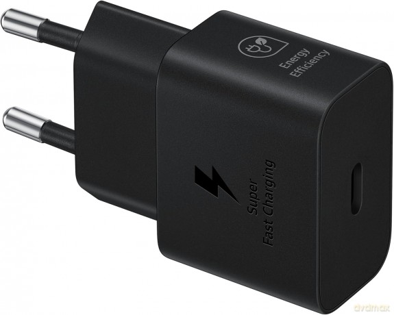 Ładowarka sieciowa GaN Samsung EP-T2510NBEGEU 25W SFC USB-C - czarna