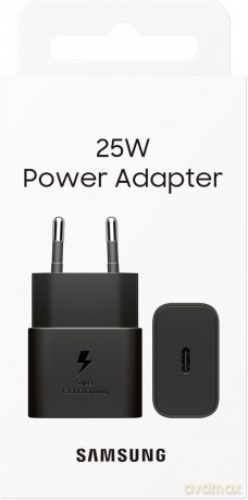 Ładowarka sieciowa GaN Samsung EP-T2510NBEGEU 25W SFC USB-C - czarna