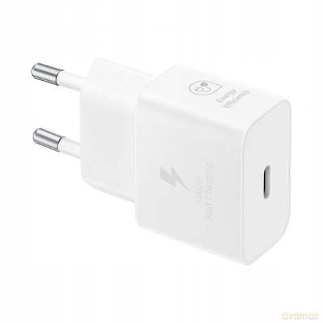 Ładowarka sieciowa GaN Samsung EP-T2510NWEGEU 25W SFC USB-C - biała