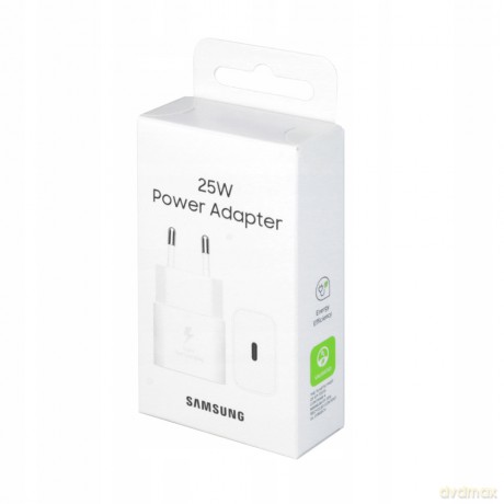 Ładowarka sieciowa GaN Samsung EP-T2510NWEGEU 25W SFC USB-C - biała