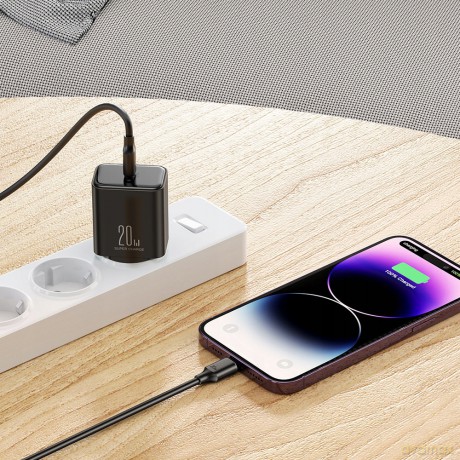 Ładowarka sieciowa Joyroom JR-TCF06 USB-C PD 20W + kabel USB-C - czarna