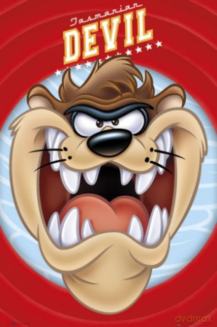 Diabeł Tasmański Looney Tunes Taz Face [PLAKAT]