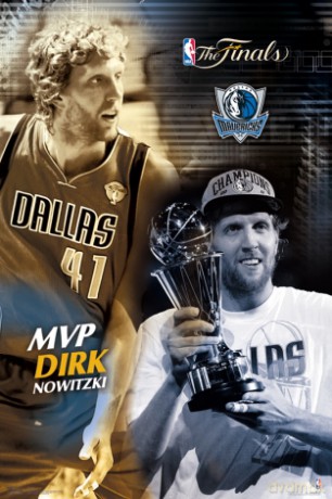 Dirk Nowizki Dallas Mavericks [PLAKAT]