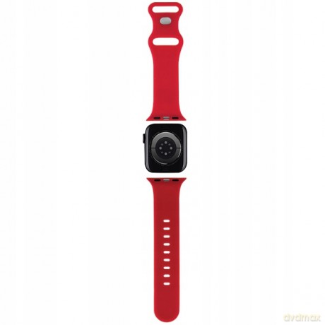 Pasek Hello Kitty Silicone Kitty Head na Apple Watch 38/40/41mm - czerwony