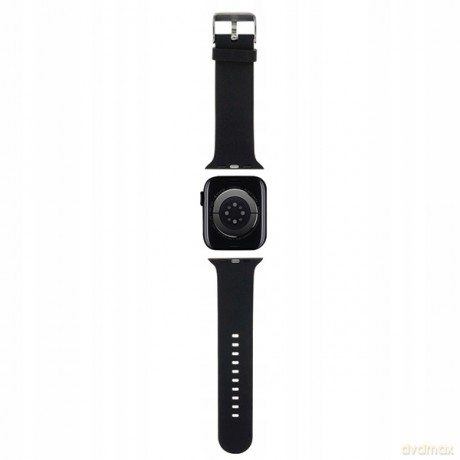 Pasek Karl Lagerfeld 3D Rubber Choupette Head na Apple Watch 42/44/45/49mm - czarny
