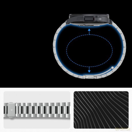 Pasek Spigen Modern Fit Band na Samsung Galaxy Watch 6 (47 mm) - srebrny