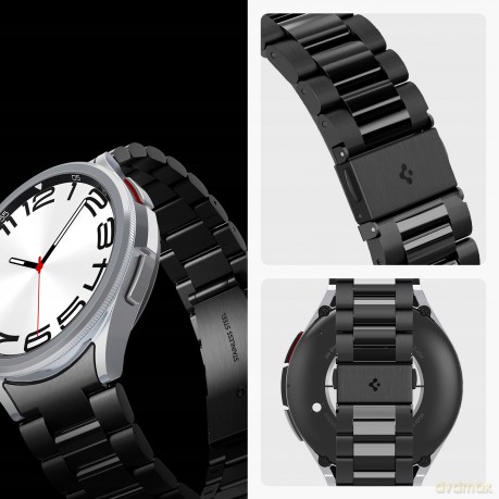 Pasek Spigen Modern Fit Band na Samsung Galaxy Watch 6 Classic (47 mm) - czarny
