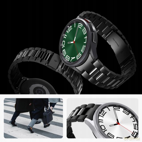 Pasek Spigen Modern Fit Band na Samsung Galaxy Watch 6 Classic (47 mm) - czarny