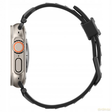 Pasek Spigen Rugged Band na Apple Watch 4/5/6/7/8/9/SE/Ultra 1/2 (42/44/45/49mm) - czarny mat