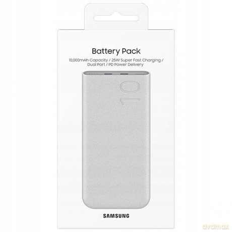 Powerbank Samsung EB-P3400XUE FastCharge 2x USB-C 25W 10000mAh - beżowy