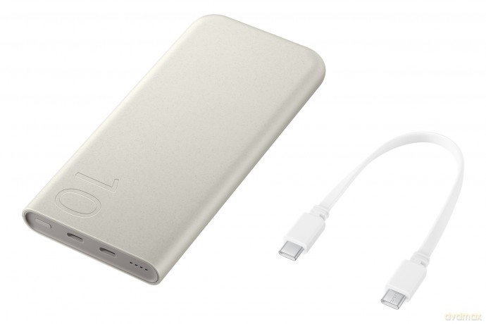 Powerbank Samsung EB-P3400XUE FastCharge 2x USB-C 25W 10000mAh - beżowy