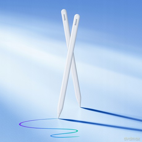 Rysik z aktywną końcówką Baseus Smooth Writing 2 Overseas Edition do iPad z wymienną końcówką - biały