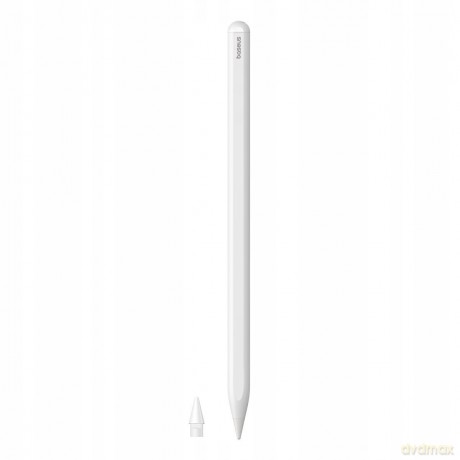 Rysik z aktywną końcówką Baseus Smooth Writing 2 Overseas Edition do iPad z wymienną końcówką - biały