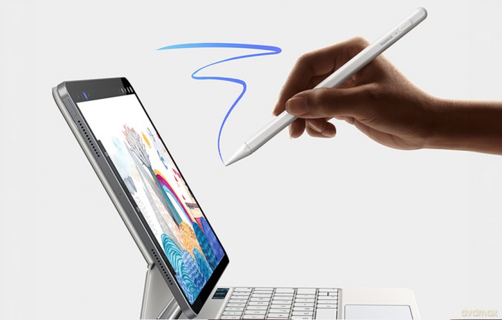 Rysik z aktywną końcówką Baseus Smooth Writing 2 Overseas Edition do iPad z wymienną końcówką - biały