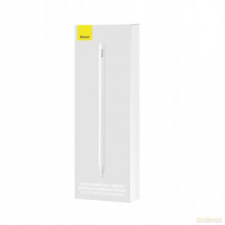 Rysik z aktywną końcówką Baseus Smooth Writing 2 Overseas Edition do iPad z wymienną końcówką - biały