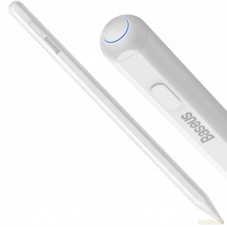 Rysik z aktywną końcówką Baseus Smooth Writing 2 Overseas Edition do iPad z wymienną końcówką - biały