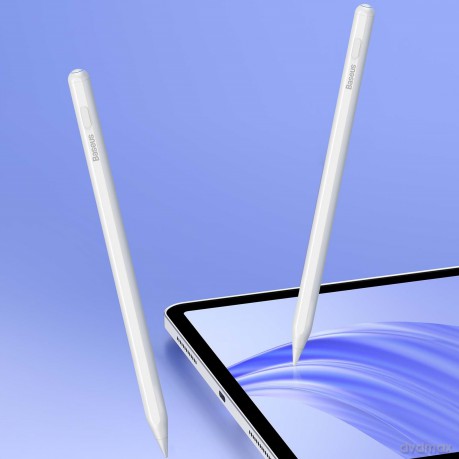 Rysik z aktywną końcówką Baseus Smooth Writing 2 Overseas Edition do iPad z wymienną końcówką - biały