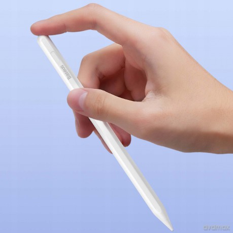 Rysik z aktywną końcówką Baseus Smooth Writing 2 Overseas Edition do iPad z wymienną końcówką - biały