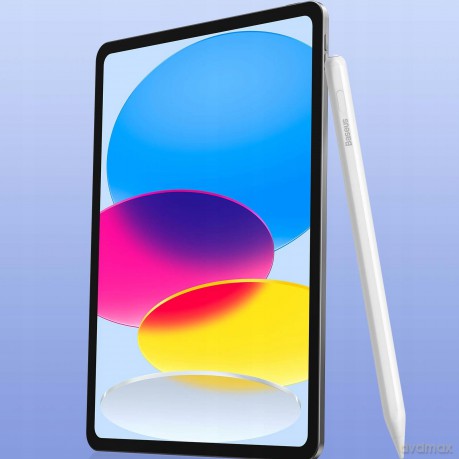 Rysik z aktywną końcówką Baseus Smooth Writing 2 Overseas Edition do iPad z wymienną końcówką - biały