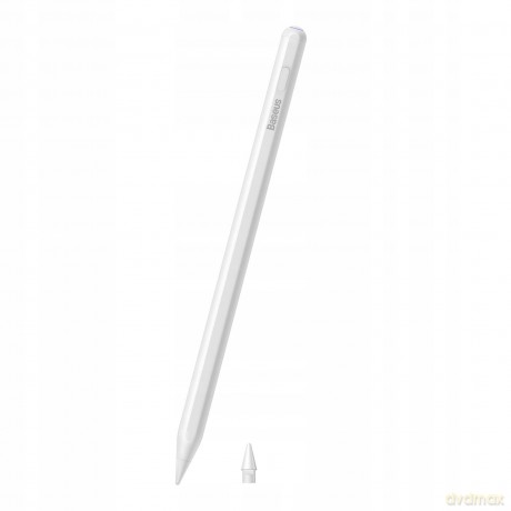 Rysik z aktywną końcówką Baseus Smooth Writing 2 Overseas Edition do iPad z wymienną końcówką - biały