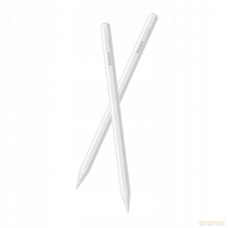 Rysik z aktywną końcówką Baseus Smooth Writing 2 Overseas Edition do iPad z wymienną końcówką - biały