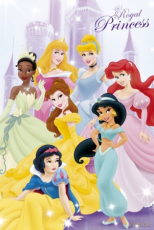 Disney Księżniczki 7 Księżniczek [PLAKAT]