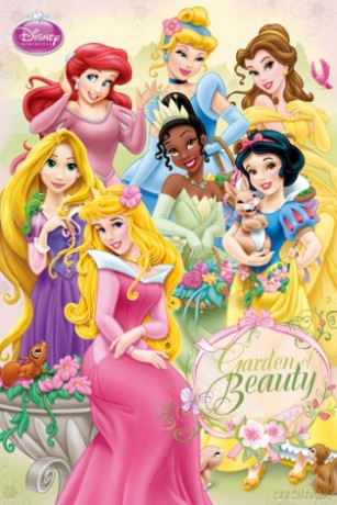 Disney Księżniczki Ogród [PLAKAT]