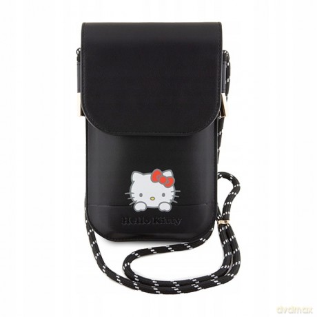 Torebka Hello Kitty Leather Daydreaming Cord - czarna