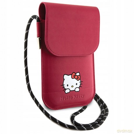Torebka Hello Kitty Leather Daydreaming Cord - różowa