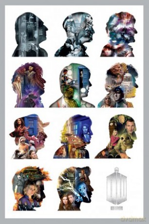 Doctor Who (Silhouette) [PLAKAT]